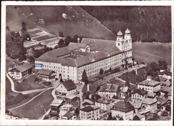 Fliegeraufnahme Kloster Disentis