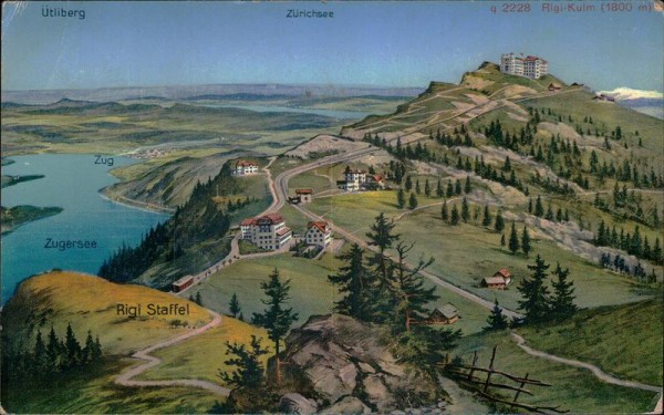 Rigi-Kulm (1800 m) Vorderseite