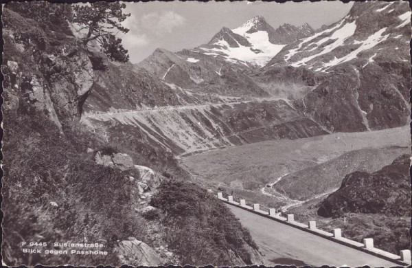 Sustenstrasse - Blick gegen Passhöhe