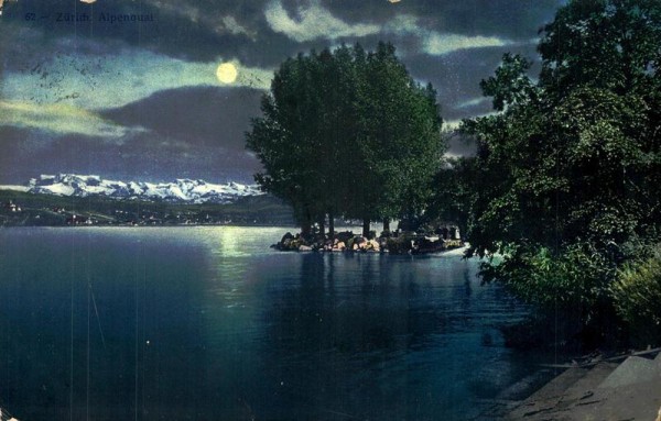 Alpenquai, Zürich um 1913 Vorderseite