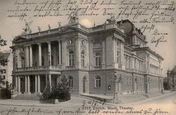 Opernhaus, Zürich Vorderseite