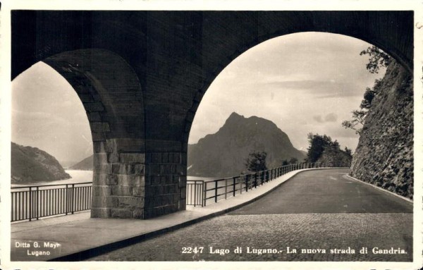 Lagi di Lugano. La nuova strada di Gandria Vorderseite