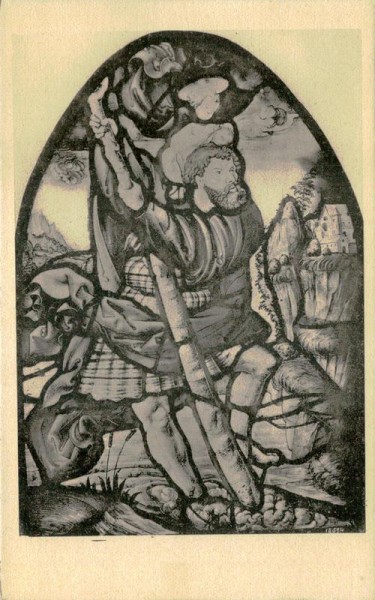 Historisches Museum Basel, St.Christophorus Vorderseite