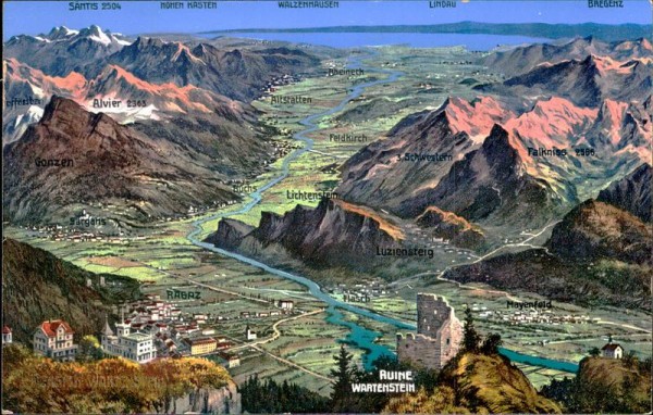 Ragaz-Rheintal-Bodensee Vorderseite