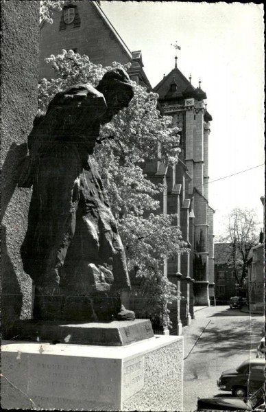 Genève, Statue de Jeremie et St. Pierre Vorderseite