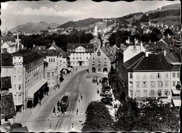 St. Gallen, Theaterplatz Vorderseite