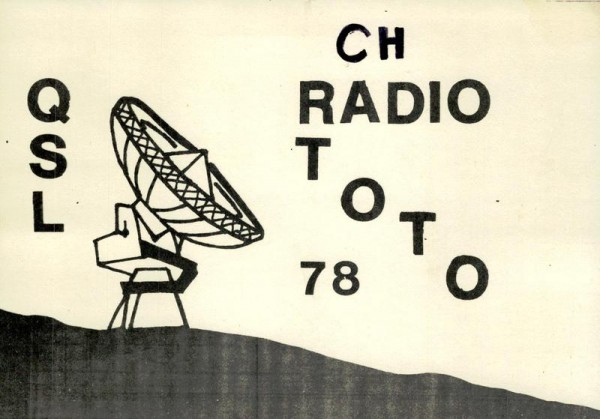 CH RADIO TOTO 78 Vorderseite