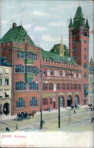 Basel. Rathaus Vorderseite