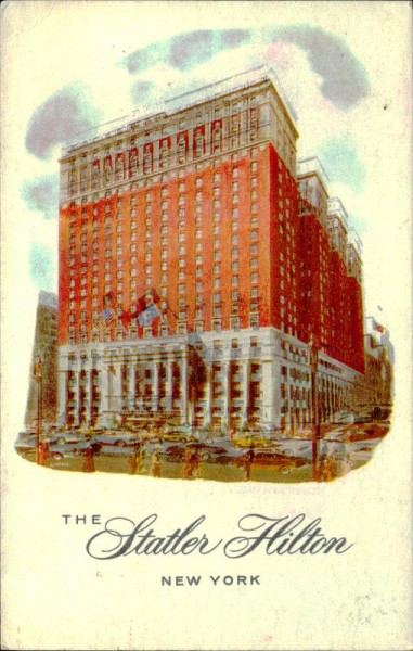 The Statler Hilton, New York Vorderseite