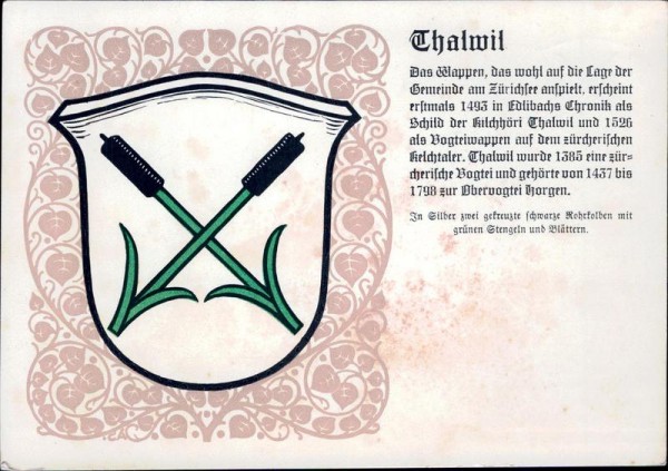 Thalwil, Wappen Vorderseite