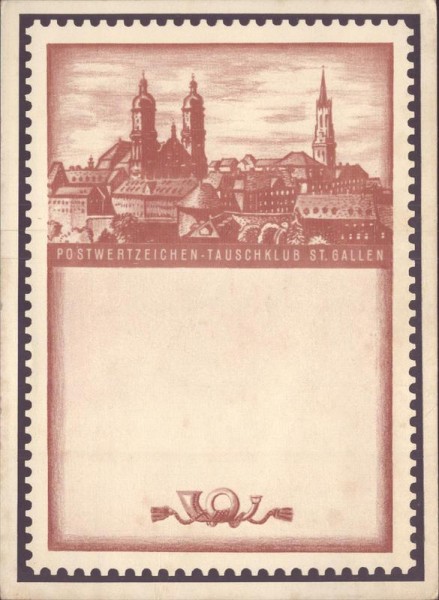 Postwertzeichen-Tauschklub St. Gallen Vorderseite