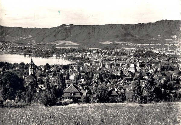 Zürich mit See und Uetliberg Vorderseite