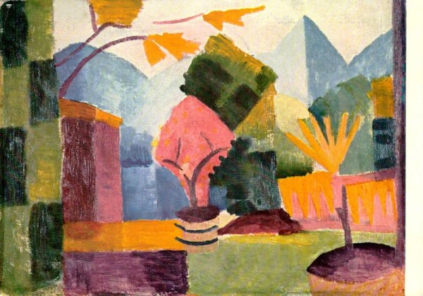 "Thunersee" von August Macke Vorderseite