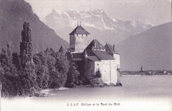 Château de Chillon et la Dent du Midi