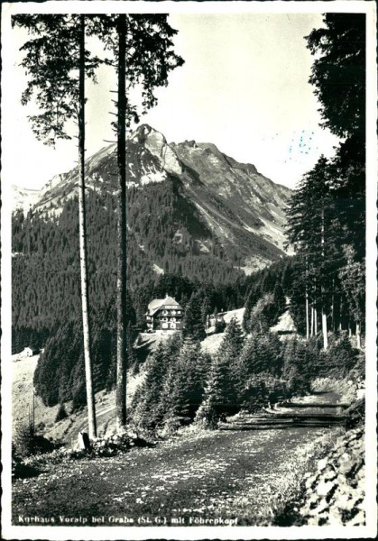 Grabs, Kurhaus Voralp Vorderseite