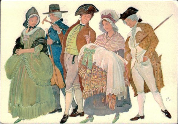 Vevey, Fête des Vignerons 1927, le baptême Vorderseite