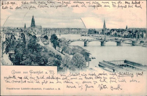 Gruss aus Frankfurt am Main Vorderseite