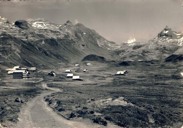 Tannalp mit Graustock und Rotsandnollen. 1947 Vorderseite