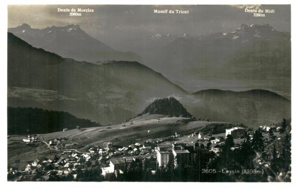 Leysin (1398 m) Vorderseite