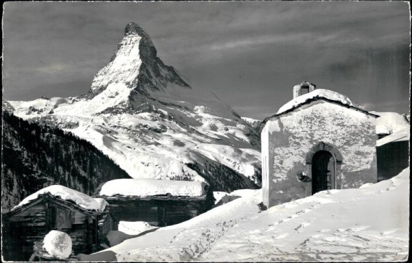 Findelen ob Zermatt - Matterhorn (4478 m) Vorderseite
