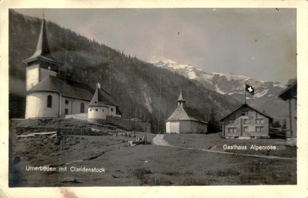 Urnerboden mit Claridenstock Vorderseite