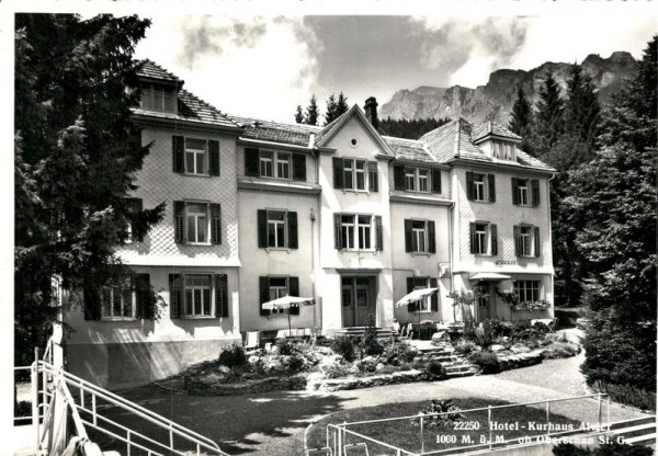 Oberschan, Hotel-Kurhaus Alvier Vorderseite