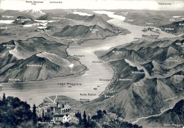 Locarno. Lago Maggiore- Madonna del Sasso Vorderseite