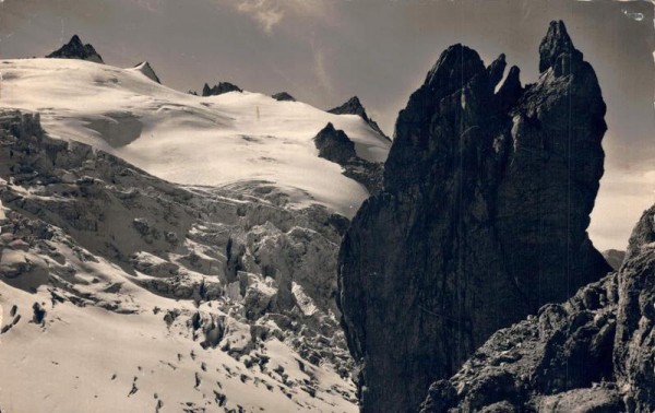 Au Col des Ecandies: Gl. du Trient, Aig. du Tour et du Pissoir Vorderseite