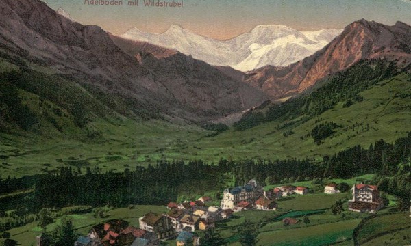 Adelboden mit Wildstrubel Vorderseite