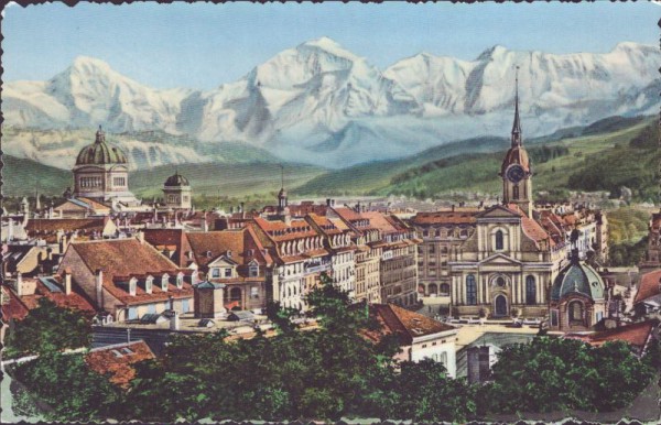 Bern mit Mönch und Jungfrau