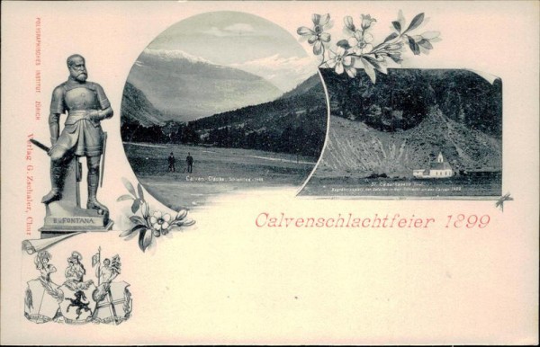 Calvenschlachtfeier 1899 Vorderseite
