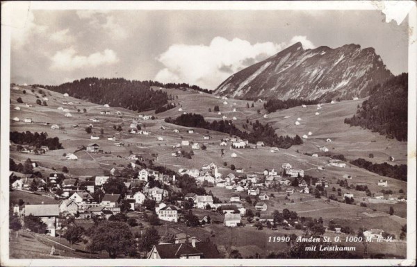 Amden St.Gallen 1000m mit Leistkamm
