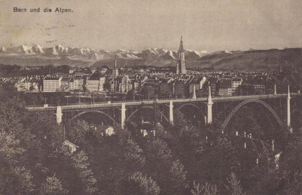 Bern und die Alpen