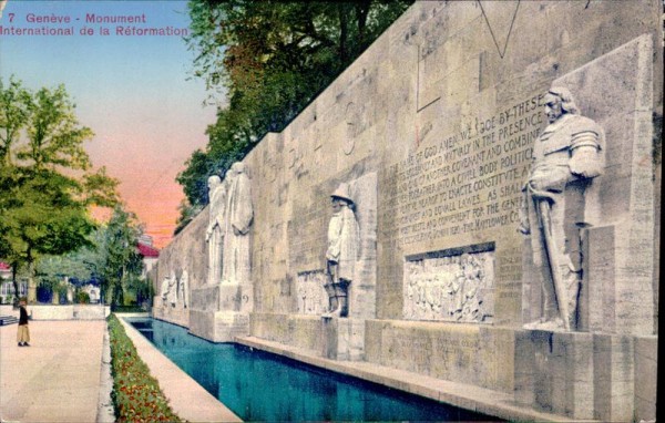 Genève - Monument International de Réfomation Vorderseite