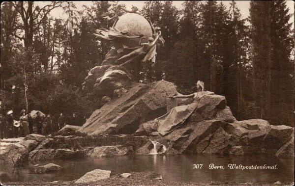 Bern, Weltpostdenkmal Vorderseite