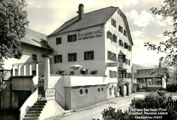 Tarrenz, Gasthof-Pension Lamm Vorderseite
