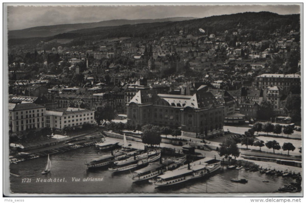 Neuchatel - Neuenburg - Vue aérienne