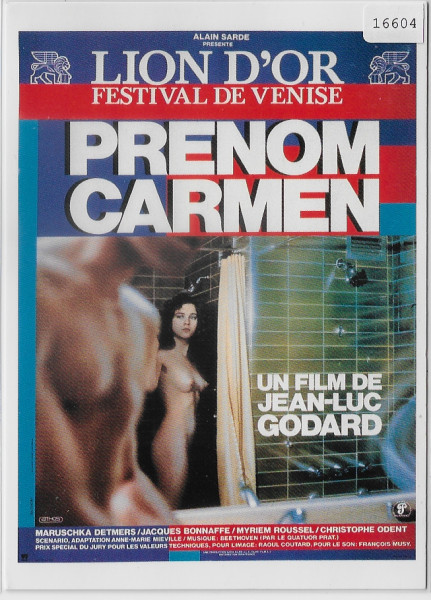 Prenom Carmen de Jean-Luc Godard 1963