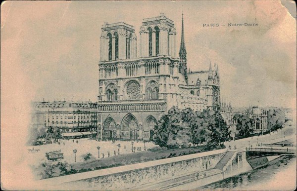 Kathedrale Notre-Dame de Paris Vorderseite