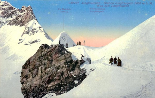Station Jungfraujoch Vorderseite