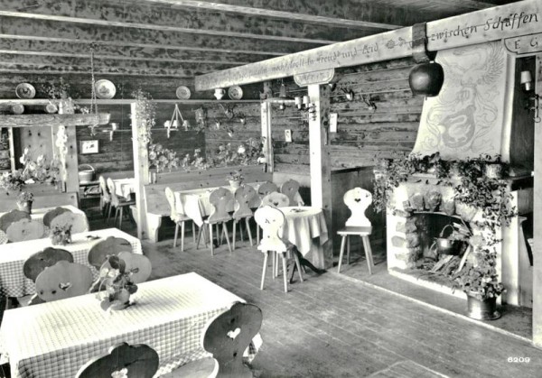 Restaurant Zuberhütte, St. Moritz Vorderseite