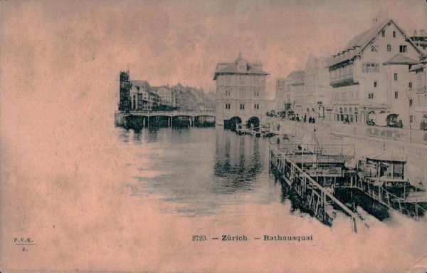 Zürich, Rathausquai Vorderseite