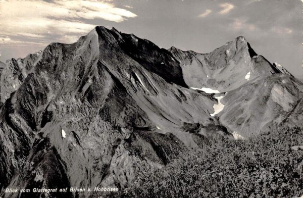 Blick vom Glattegrat auf Brisen u. Hohbrisen Vorderseite