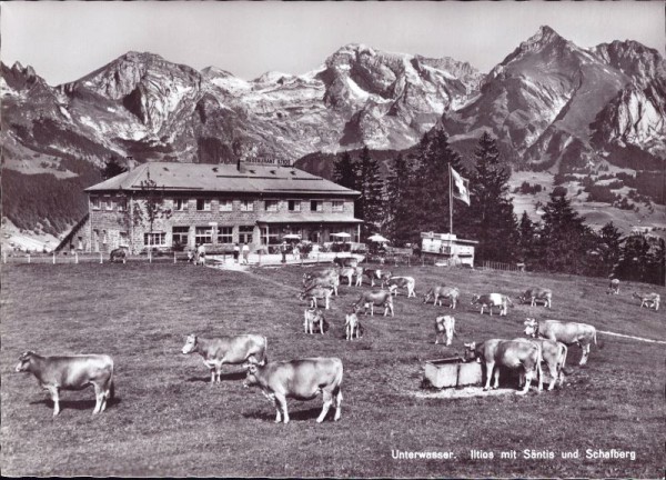 Unterwasser. Iltios mit Säntis und Schafberg