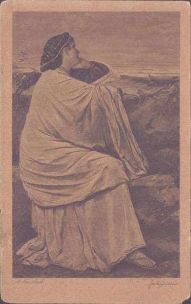 Iphigenie, Feuerbach Vorderseite
