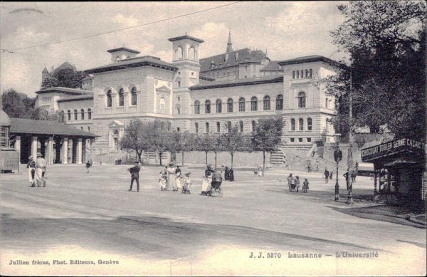 Lausanne, l'université Vorderseite