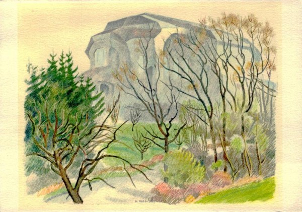 Das Goetheanum Dornach Vorderseite