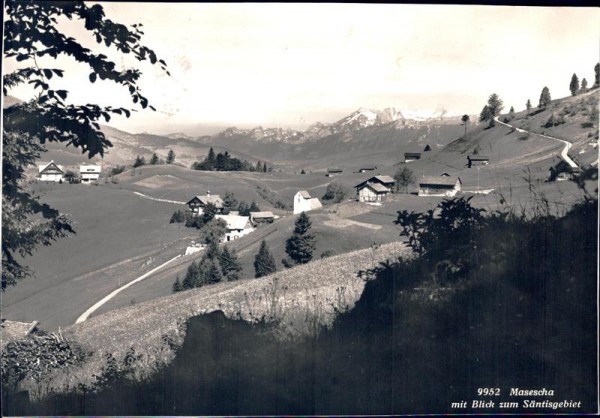 Masescha mit Blick zum Säntisgebiet Vorderseite