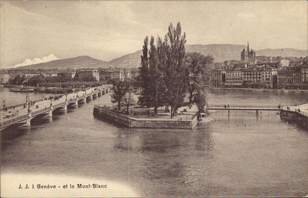 Genève - et le Mont-Blanc Vorderseite