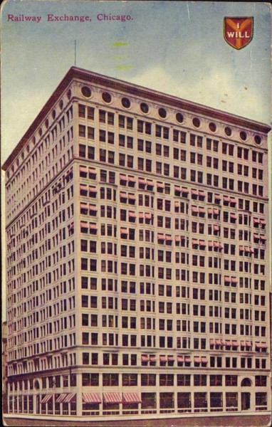 Chicago, Railway Exchange Vorderseite
